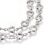 Non-Tarnish 3.28 Feet 304 Stainless Steel Link Chains X-STAS-P219-08-2