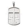 Easter 304 Stainless Steel Pendants STAS-E527-06P-1