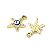 UV Plating Alloy Enamel Pendants FIND-B039-01G-02-2