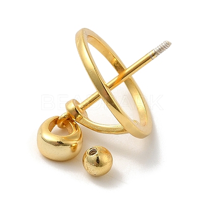 925 Sterling Silver Locket Style Planet Pinch Bails LS-STER-NH0001-55C-G-1