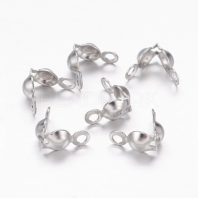 Tarnish Resistant 304 Stainless Steel Bead Tips LS-X-STAS-E129-05P-1