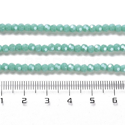 Electroplate Opaque Glass Beads Strands LS-EGLA-A035-P3mm-A14-1