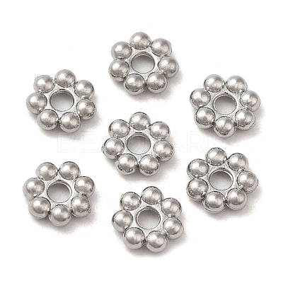 Non-Tarnish 304 Stainless Steel Spacer Beads STAS-H176-04C-P-1