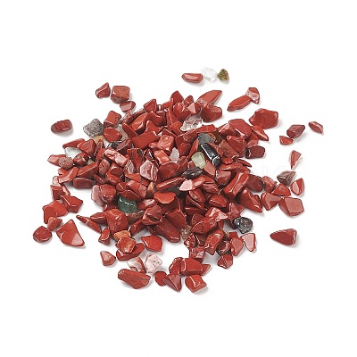 Natural Red Jasper Chips Beads X-G-O103-24-1