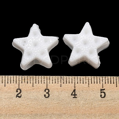Opaque Acrylic Bead Rhinestone Settings SACR-L007-034-1