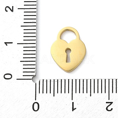 Ion Plating(IP) 304 Stainless Steel Laser Cut Charms STAS-N104-11G-1