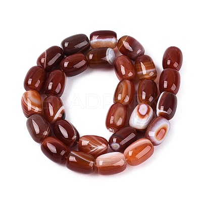 Natural Agate Beads Strands G-N356-02B-06-1