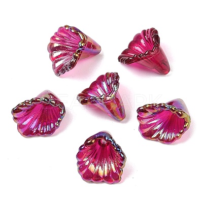 Transparent Acrylic Bead Caps OACR-G054-03D-1