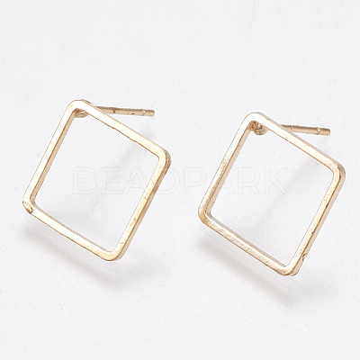 Brass Stud Earring Findings KK-T037-07KC-NF-1