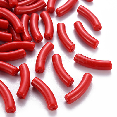 Opaque Acrylic Beads MACR-S372-002B-S010-1