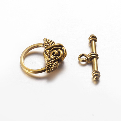 Tibetan Style Toggle Clasps GLF0026Y-1