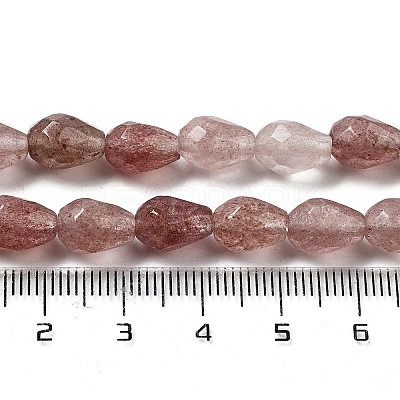 Natural Strawberry Quartz Beads Strands G-P520-B11-01-1