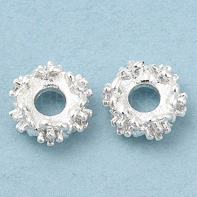 Rack Plating Brass Micro Pave Cubic Zirconia Beads KK-A186-01C-S-1