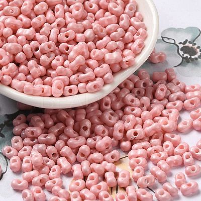 Baking Paint Glass Seed Beads SEED-K009-01A-17-1