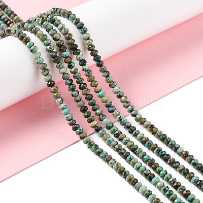 Natural African Turquoise(Jasper) Beads Strands LS-G-F717-02B-1