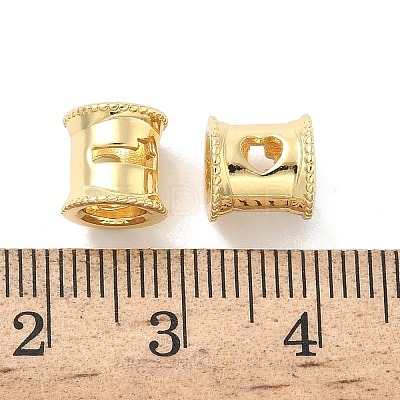 Brass European Beads KK-B166-01G-1-1