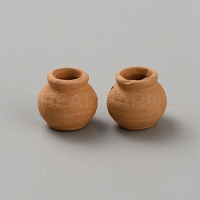 Mini Polymer Clay Flowerpot LS-AJEW-WH20007-29-1