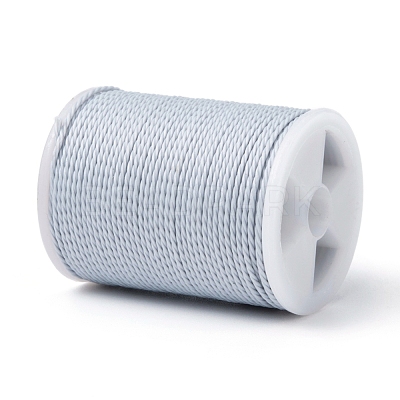 Round Waxed Polyester Cord YC-G006-01-1.0mm-33-1