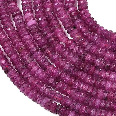Natural Ruby Beads Strands G-A304-A01-01-1