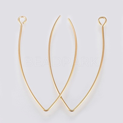 Ion Plating(IP) 304 Stainless Steel Earring Hooks STAS-K184-05-01G-A-1