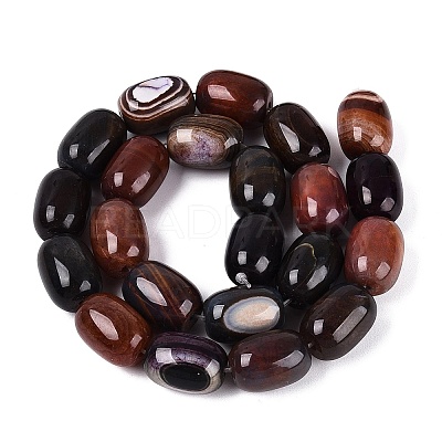 Natural Fire Crackle Agate Beads Strands G-Q606-108B-1