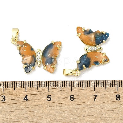 Rack Plating Brass Pendants KK-U011-01G-B-1