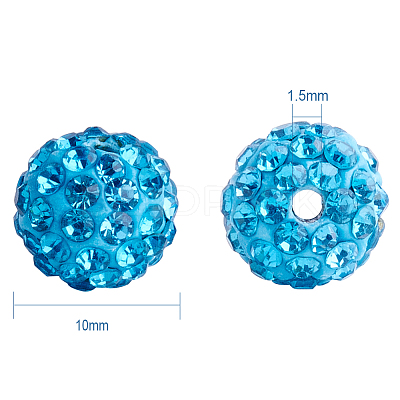 Pave Disco Ball Beads RB-PH0003-10mm-03-1