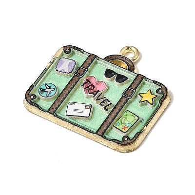 Alloy Enamel Pendants AL-CBA4C3E-01LG-1