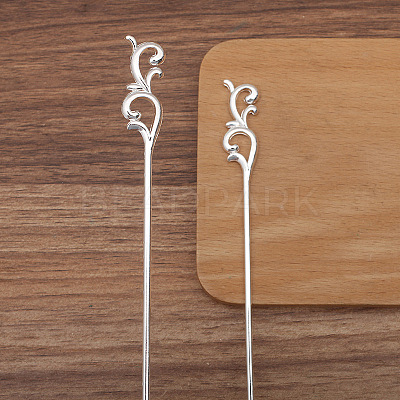 Alloy Flower Hair Sticks PW-WGDBE65-01-1