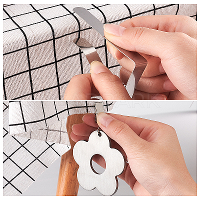 8 Pcs 2 Styles Stainless Steel Table Cover Tablecloth Weights HJEW-OC0001-02-1