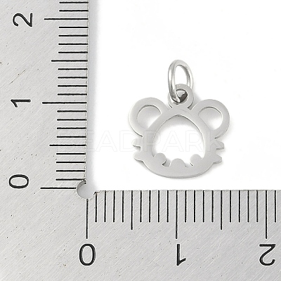 Non-Tarnish 304 Stainless Steel Pendants STAS-L279-001P-09-1