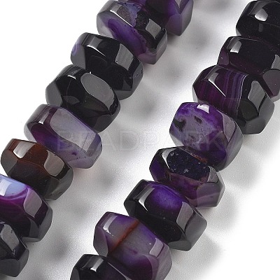 Natural Agate Beads Strands G-K392-A08-1