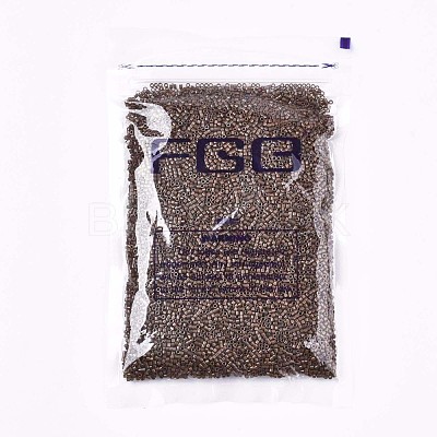 FGB 11/0 Grade A Baking Paint Glass Seed Beads SEED-S030-1047-1