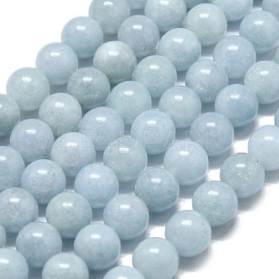 Natural Malaysia Jade Beads Strands G-L645-A01-8mm-16-1