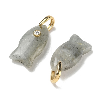 Natural Labradorite Pendants G-A297-01G-15-1