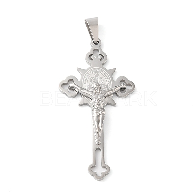 Non-Tarnish 304 Stainless Steel Big Pendants STAS-D052-03P-1