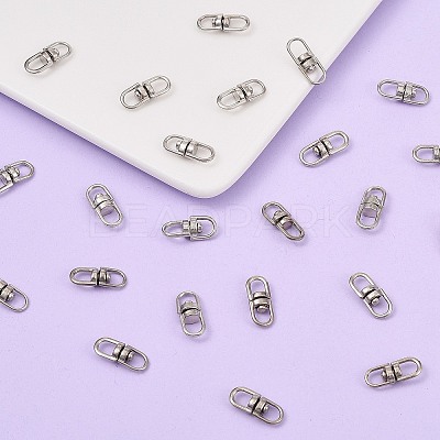 Alloy Double Eye Swivel Clasps LS-X-PALLOY-E385-14P-1