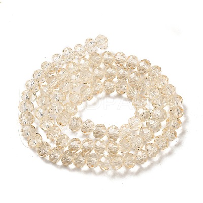 Transparent Baking Paint Glass Beads Strands DGLA-A034-T6mm-D02-1
