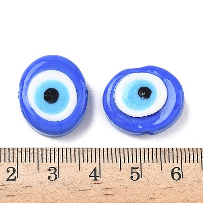 Handmade Evil Eye Lampwork Beads LAMP-G168-02-1