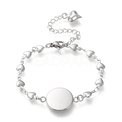 Tarnish Resistant 304 Stainless Steel Bracelet Making STAS-L248-009P-B-1