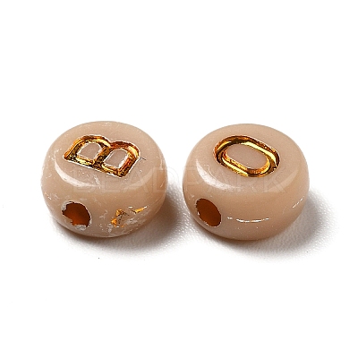Plating Acrylic Beads OACR-P017-A09-1