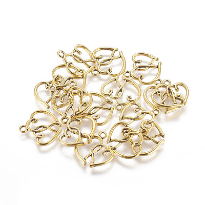 Tibetan Style Alloy Pendants TIBEP-21057-AG-RS-1