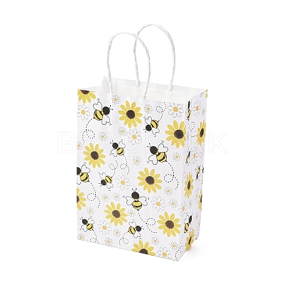 Bees Theme Rectangle Paper Bags CARB-F012-02B-1