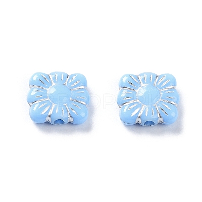 Opaque Acrylic Beads OACR-G016-26G-1