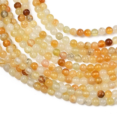 Natural Xiuyan Jade Beads Strands GG-CBA0389-A01-3mm-1