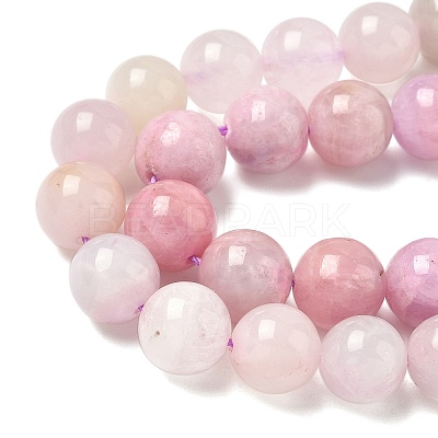 Natural Kunzite Beads Strands G-L478-11-10mm-01-1