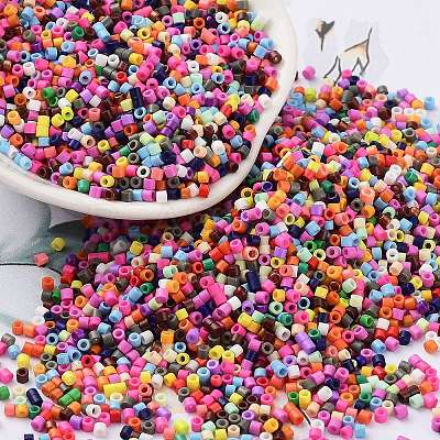 Baking Paint Glass Seed Beads SEED-S042-05B-48-1