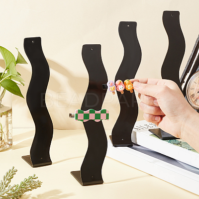 Plastic Hair Clip Displays AJEW-WH00245-25A-1