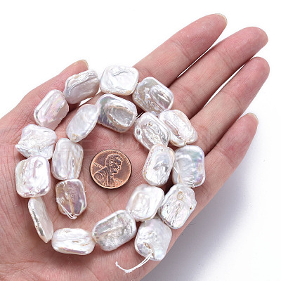 Natural Keshi Pearl Beads Strands PEAR-S020-K05-1