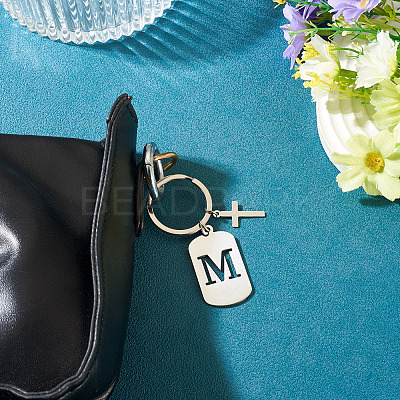 1Pc Stainless Steel Keychains KEYC-TADJ0001-08M-1